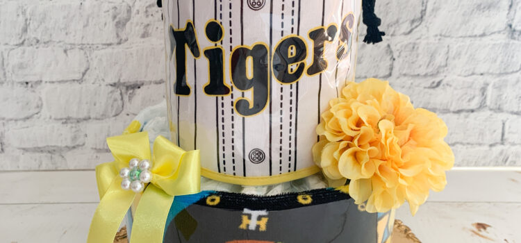 タイガースおむつケーキ２段タイプ