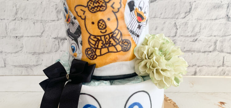 千葉ロッテマリーンズおむつケーキ２段タイプ