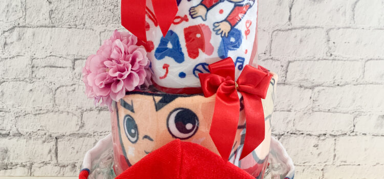 カープおむつケーキ特大３段タイプ